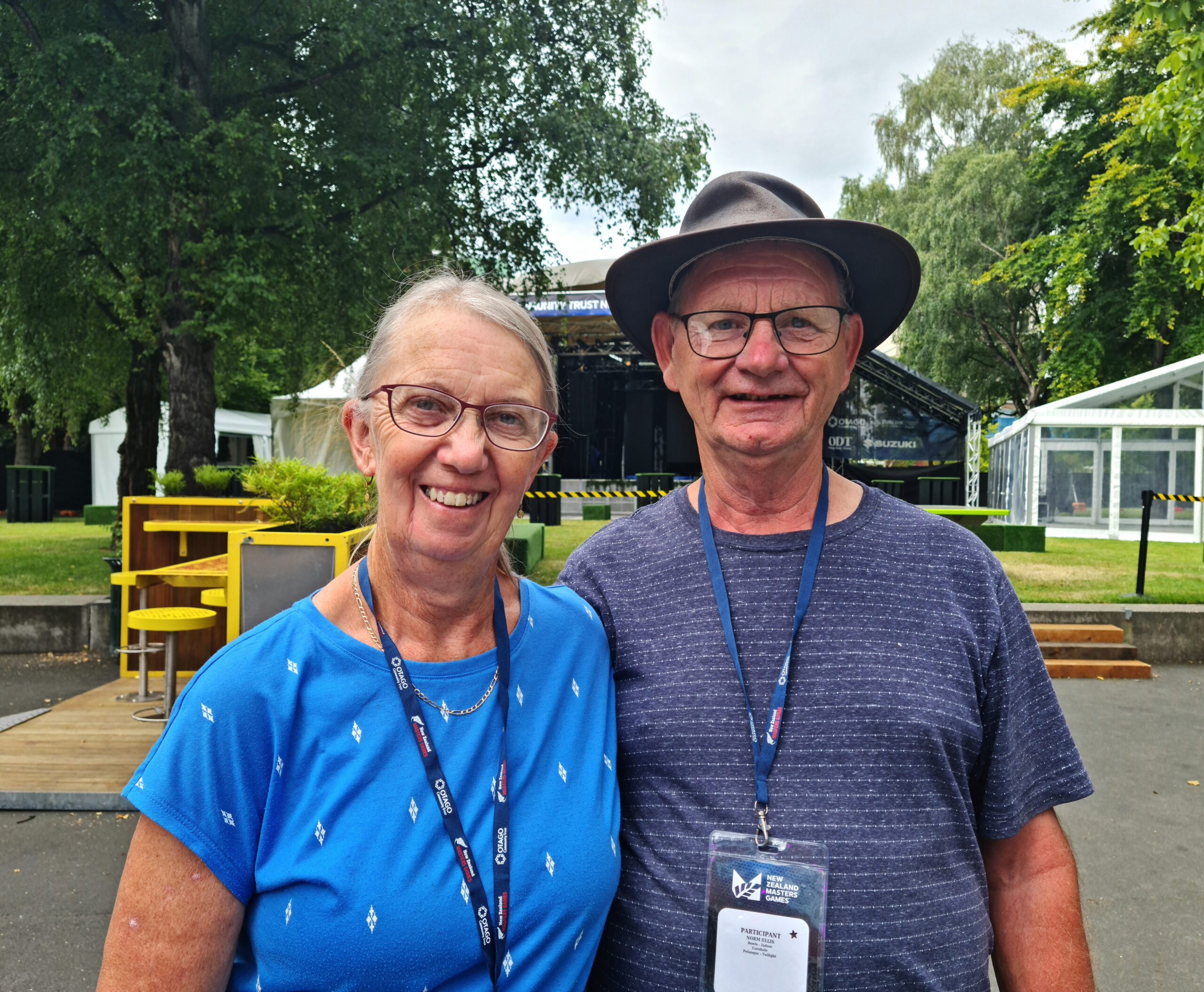Cornhole couple aim for perfect pitch